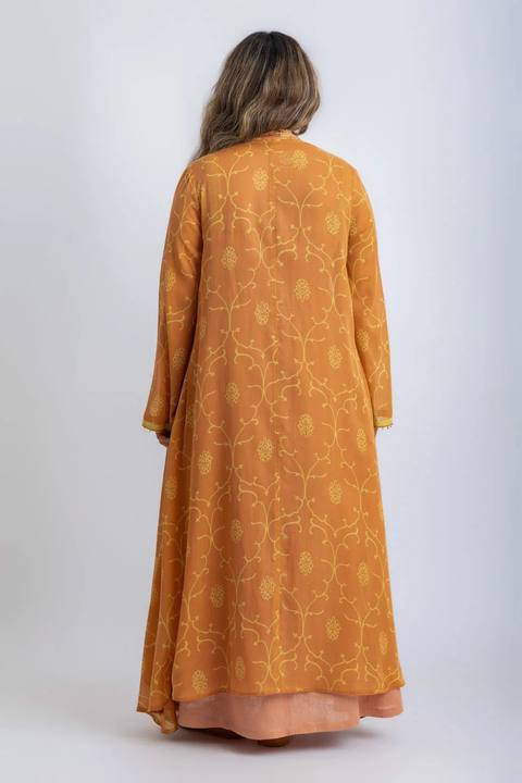 Coverup in printed light cotton voile