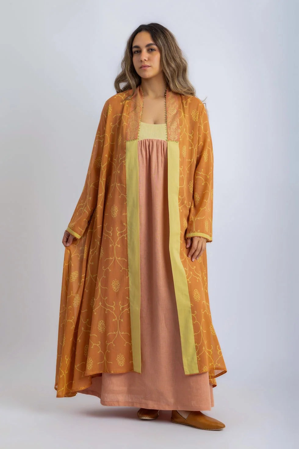 Coverup in printed light cotton voile