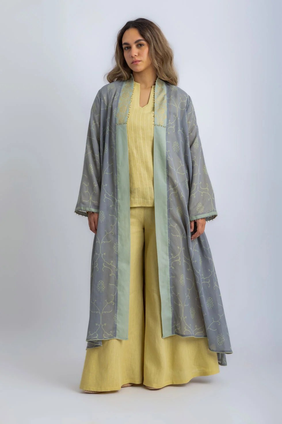 Coverup in printed light cotton voile