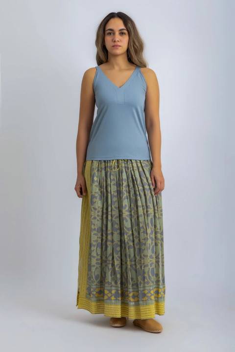 Egyptian cotton jersey tank top