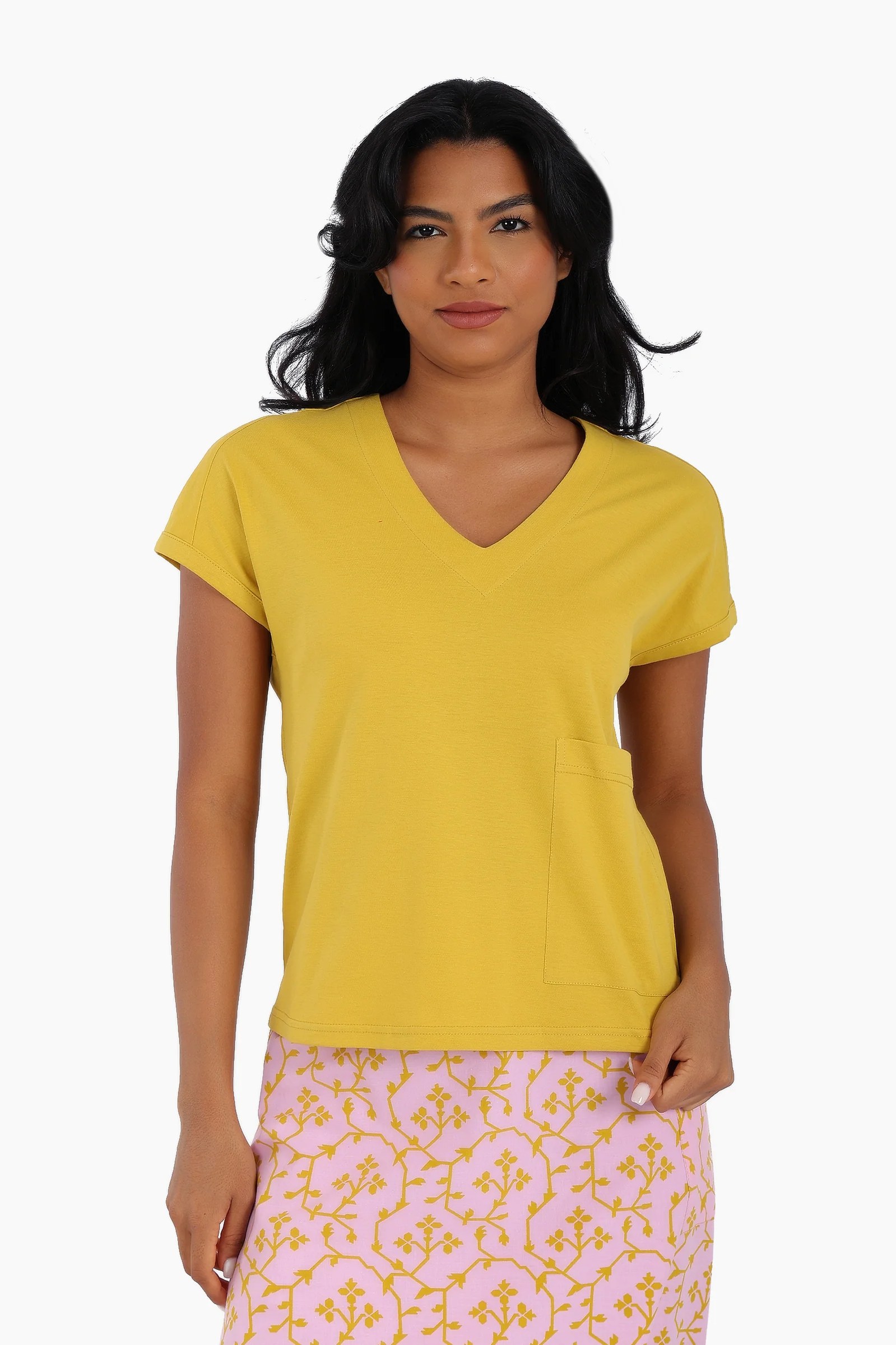 Top in Egyptian cotton jersey