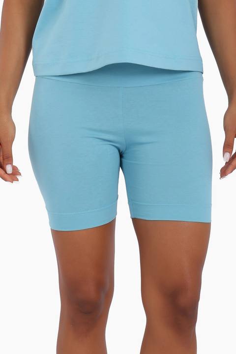 Lining shorts in cotton jersey, with elastic waist
