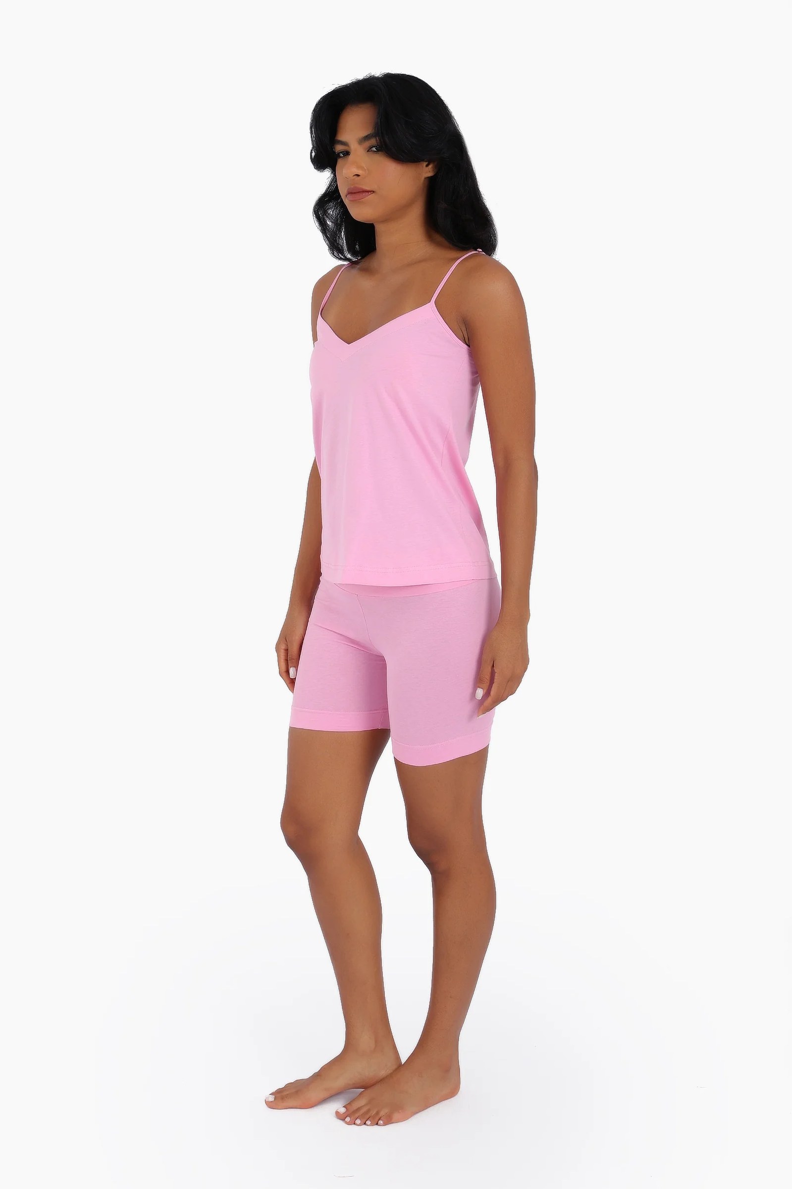 Lining shorts in cotton jersey, with elastic waist
