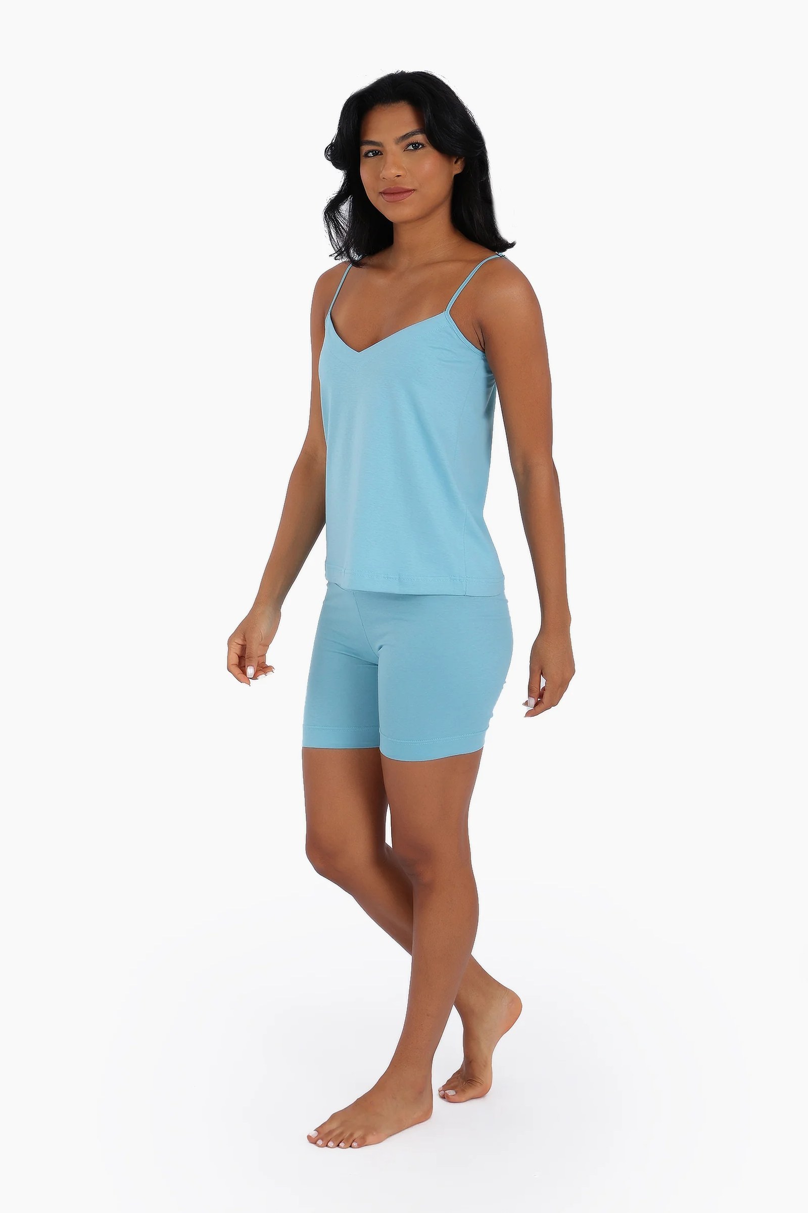 Lining shorts in cotton jersey, with elastic waist