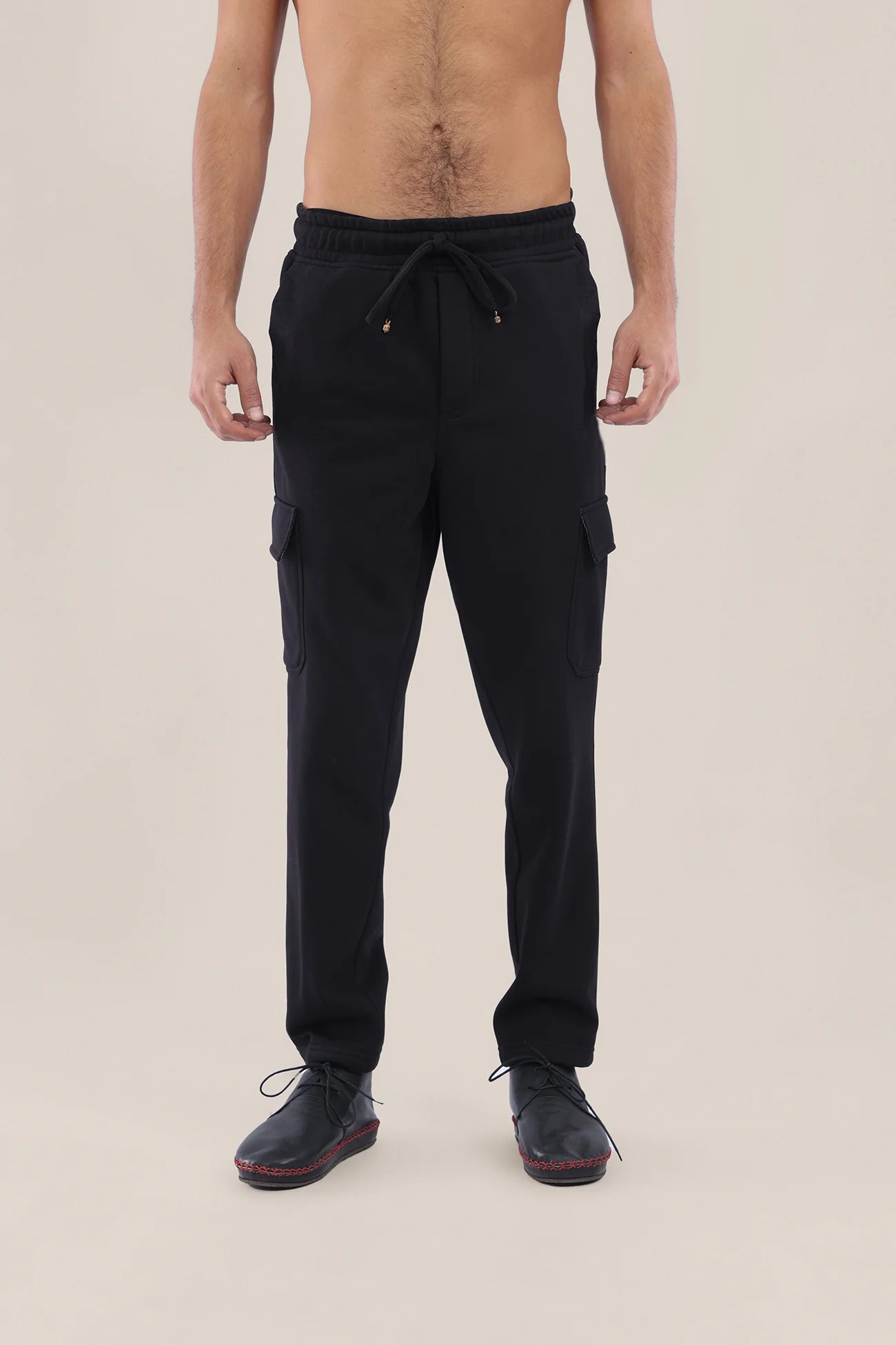 Cotton Milton Sweatpants with drawstring