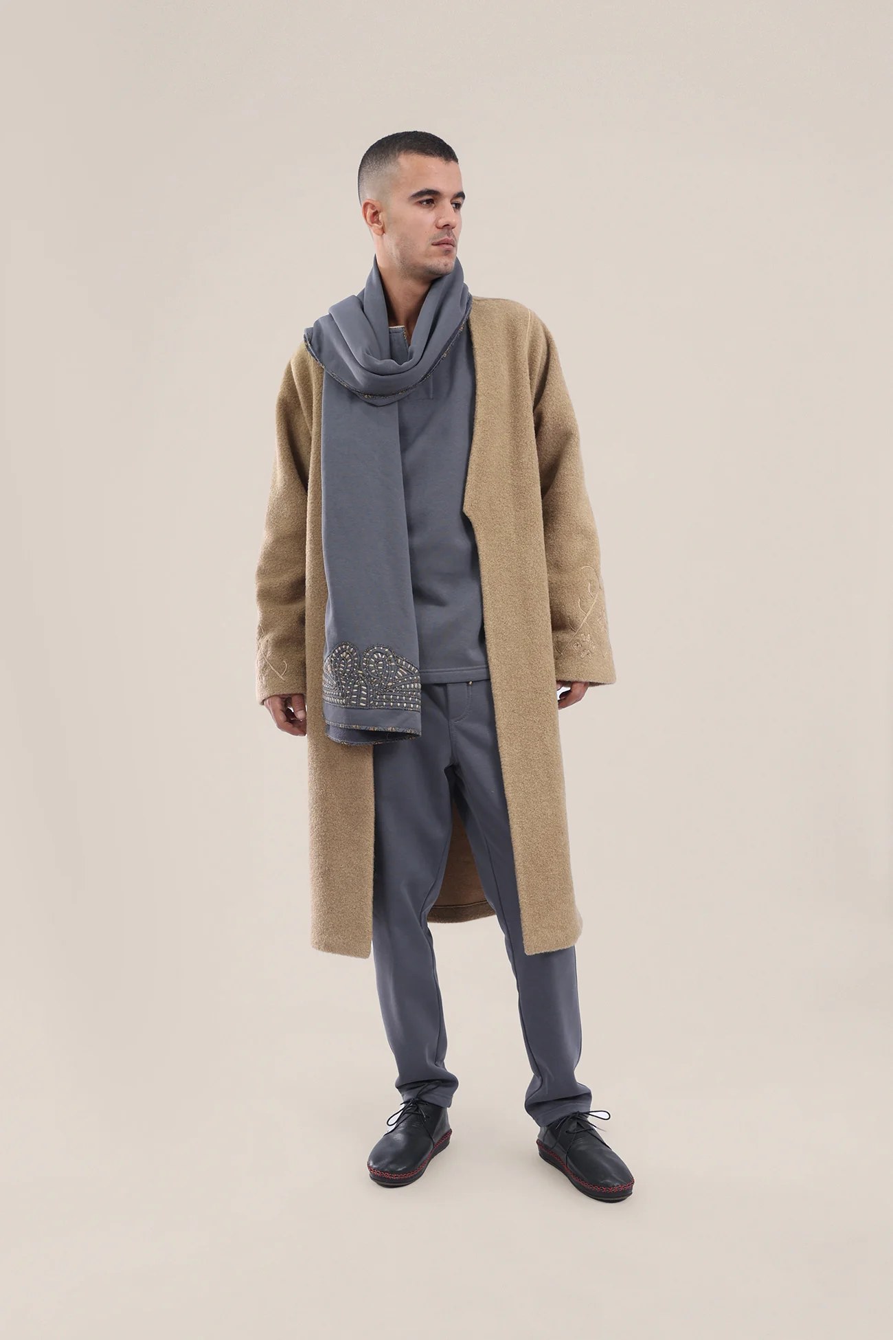 Cotton Milton Sweatpants with drawstring