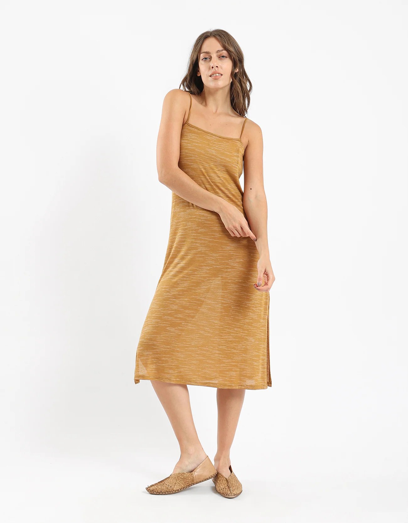Long underdress in single lining jersey