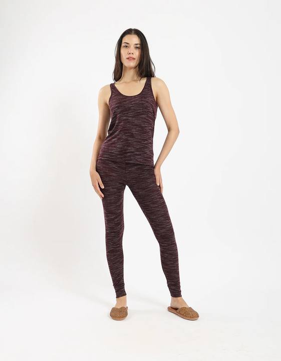 Sleeveless jersey tank top