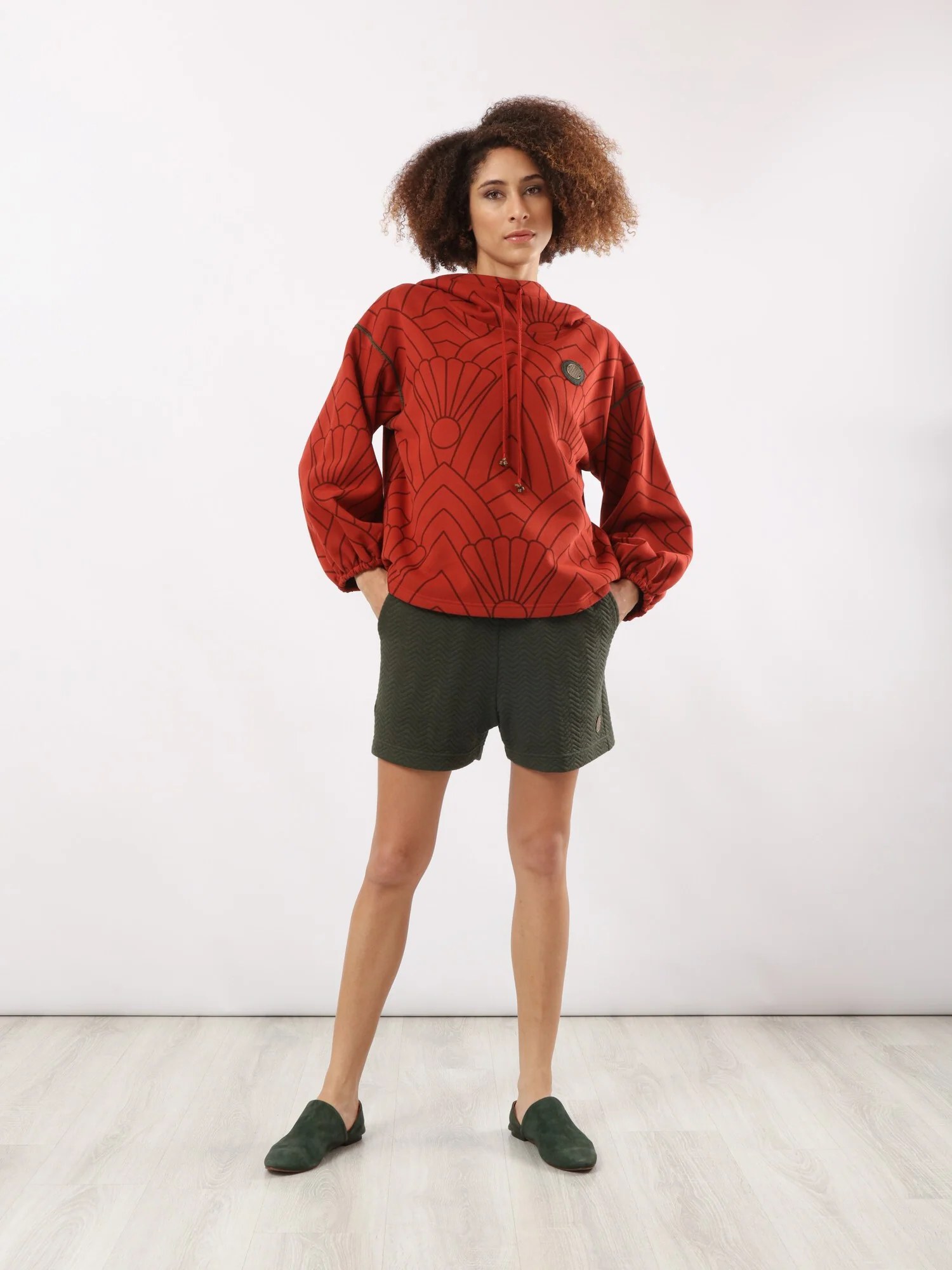 Quilted shorts