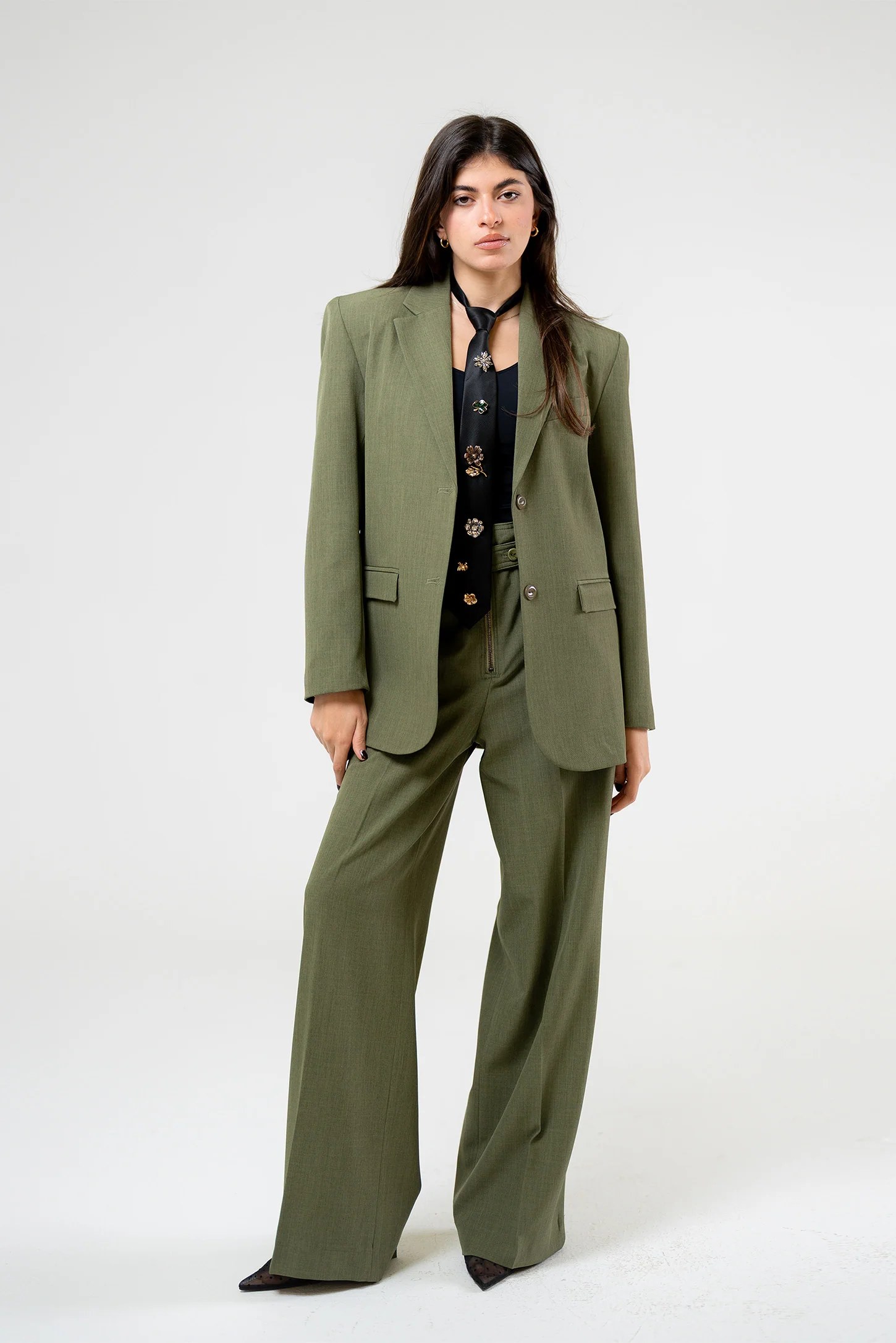 Wide-Leg Trousers