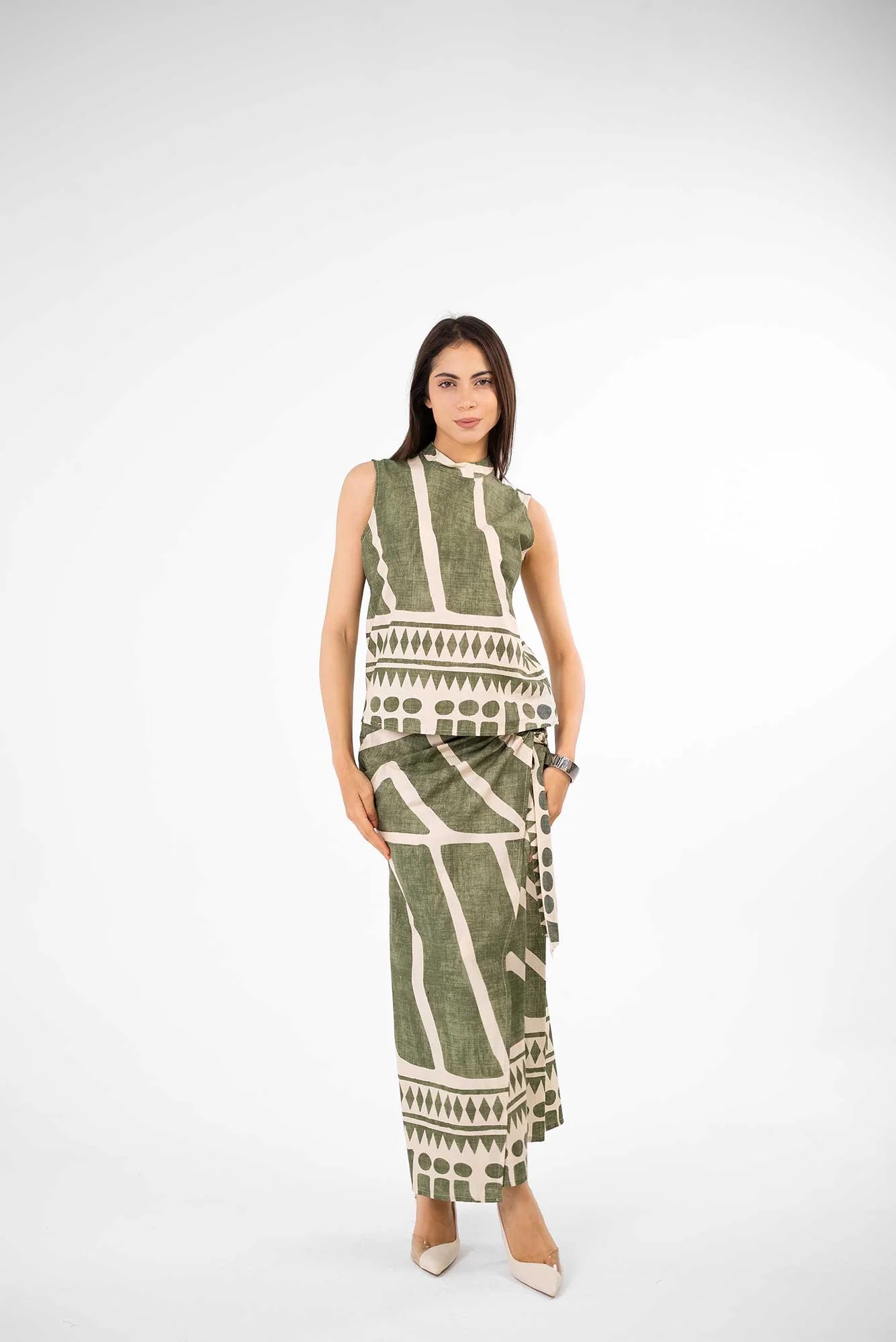 printed skirt