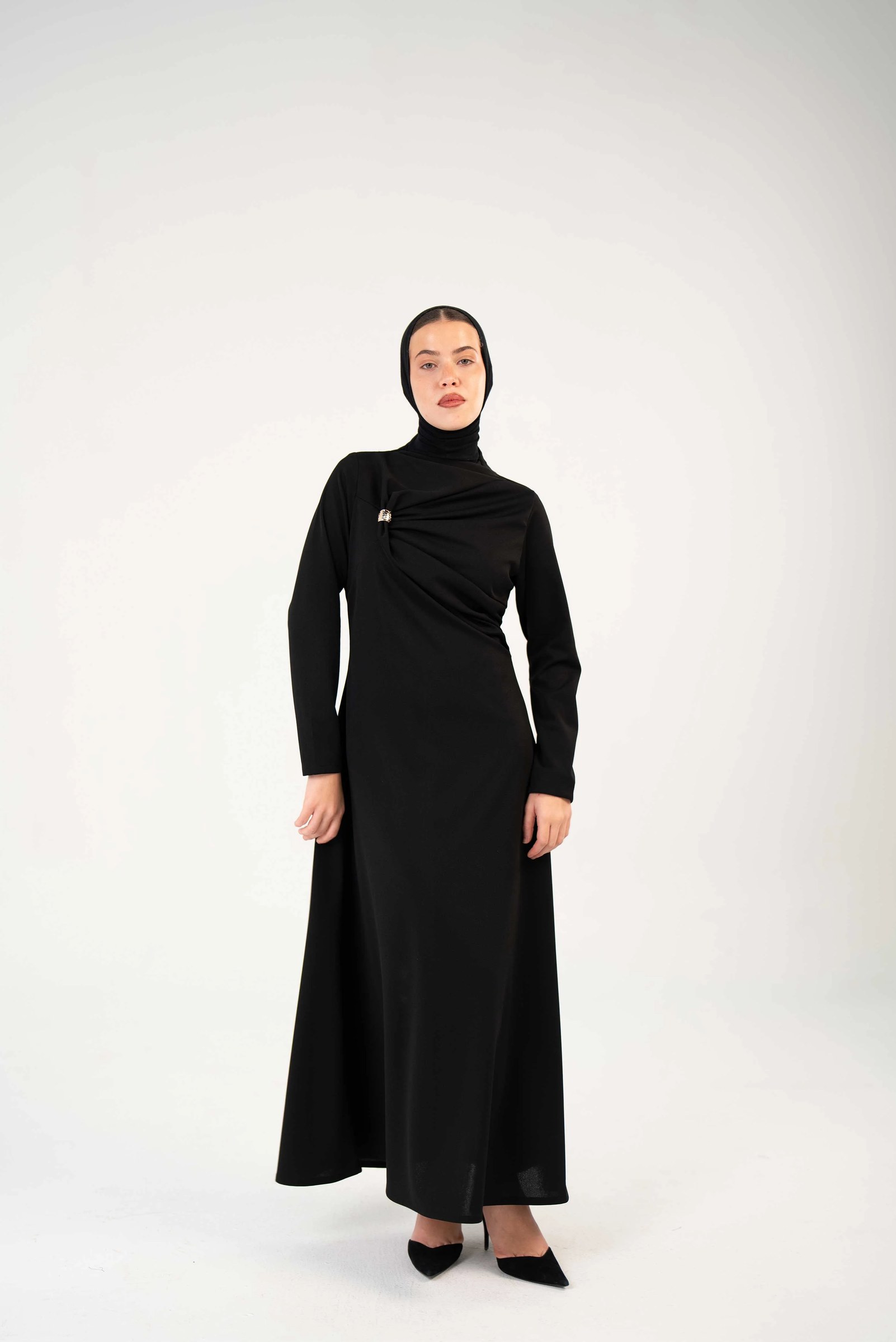 Side Drape Dress