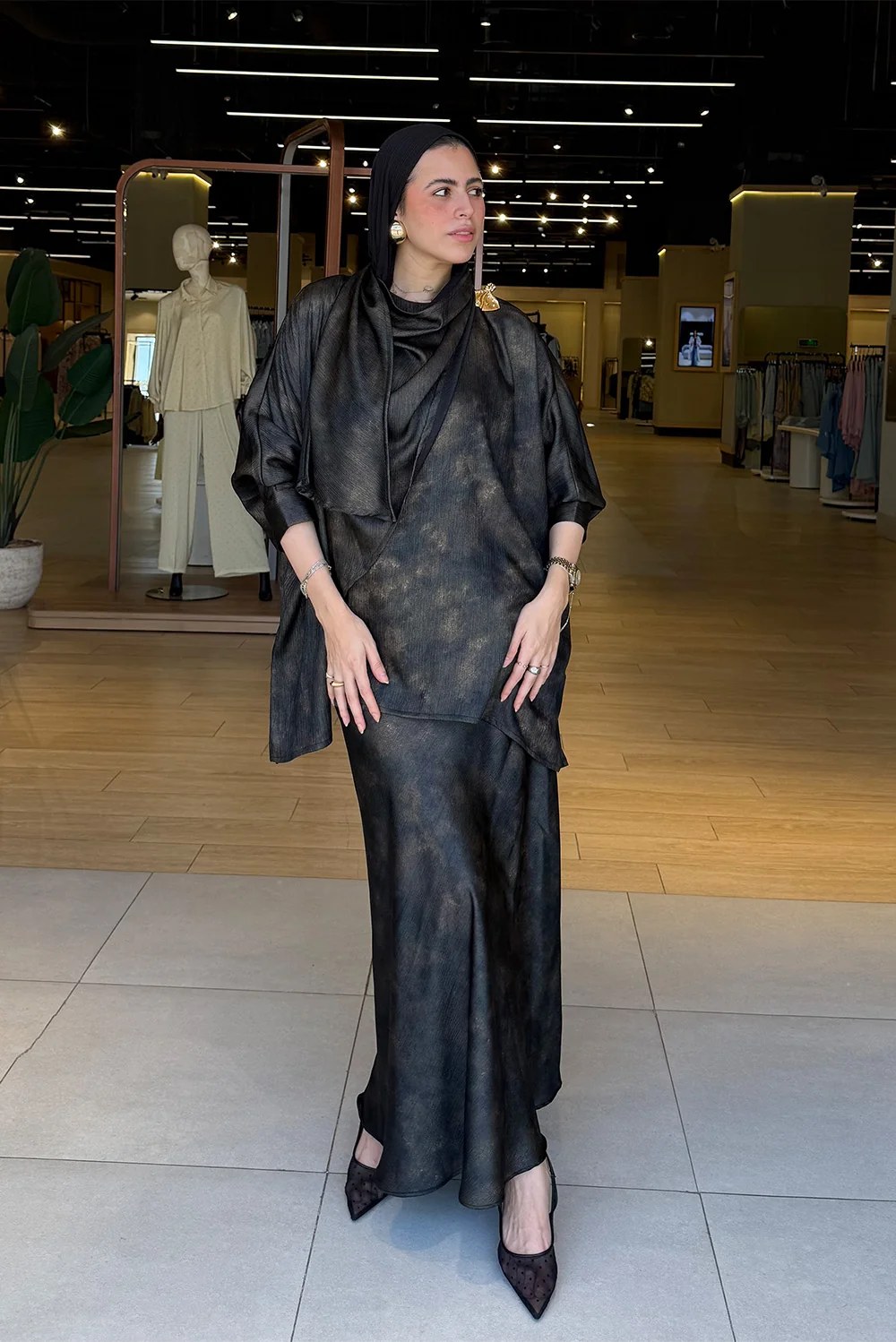 Satin Maxi Skirt