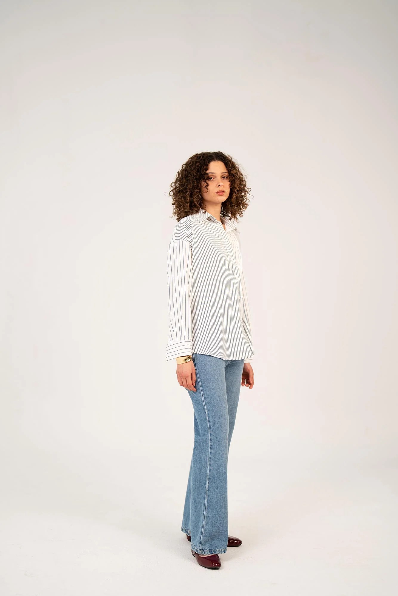Flare Denim Pants