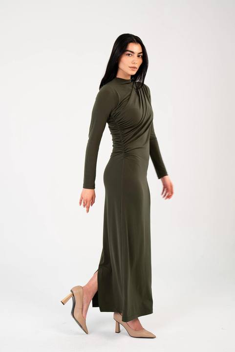 Sided Drape Dress