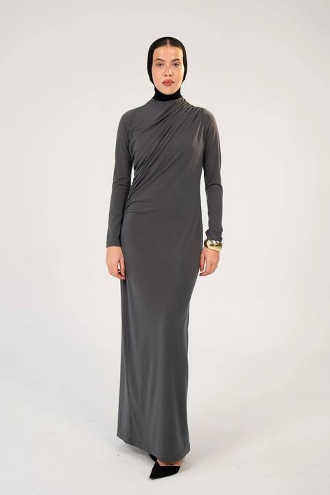 Sided Drape Dress