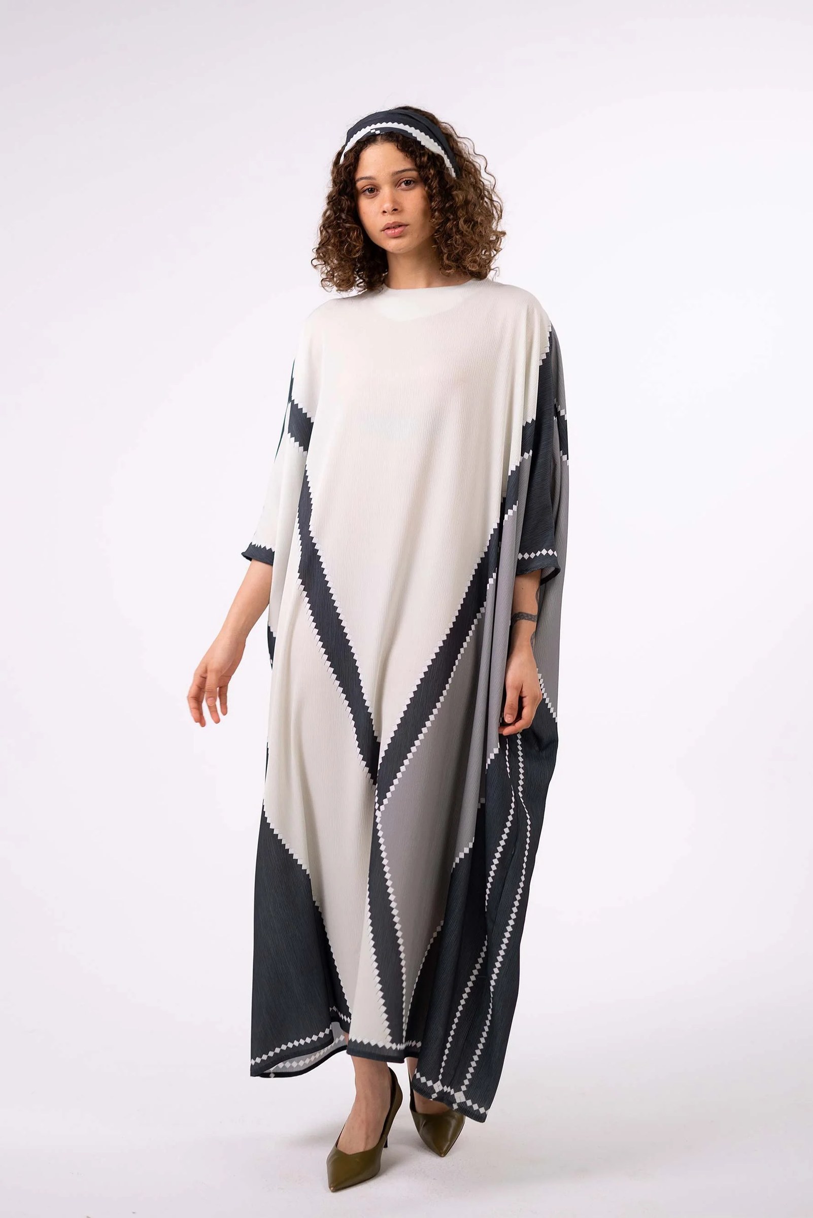 Printed Abaya