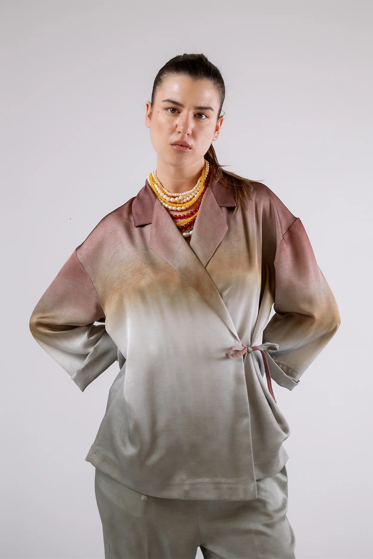 Ombre Wrap Top