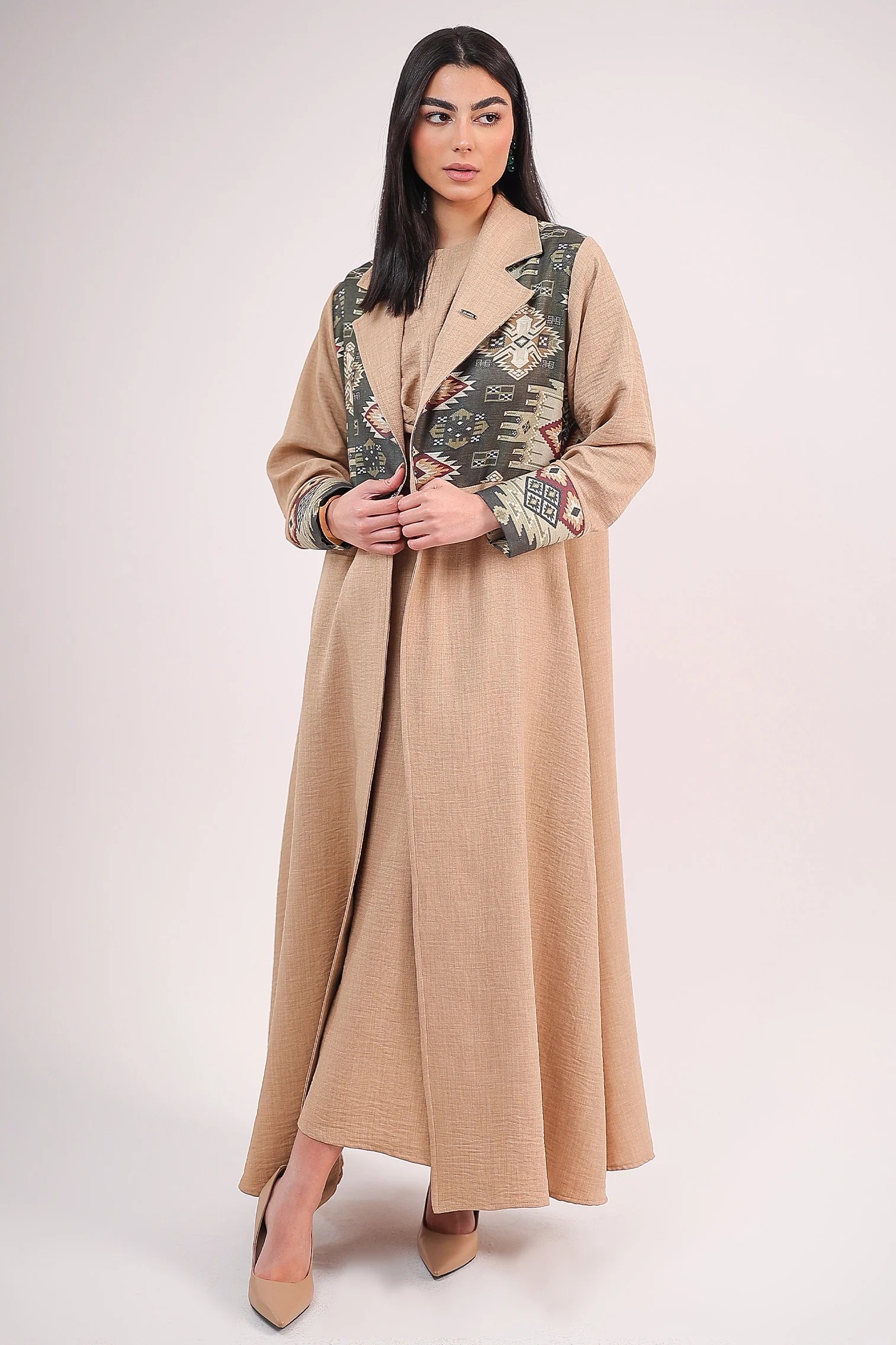 Printed Abaya