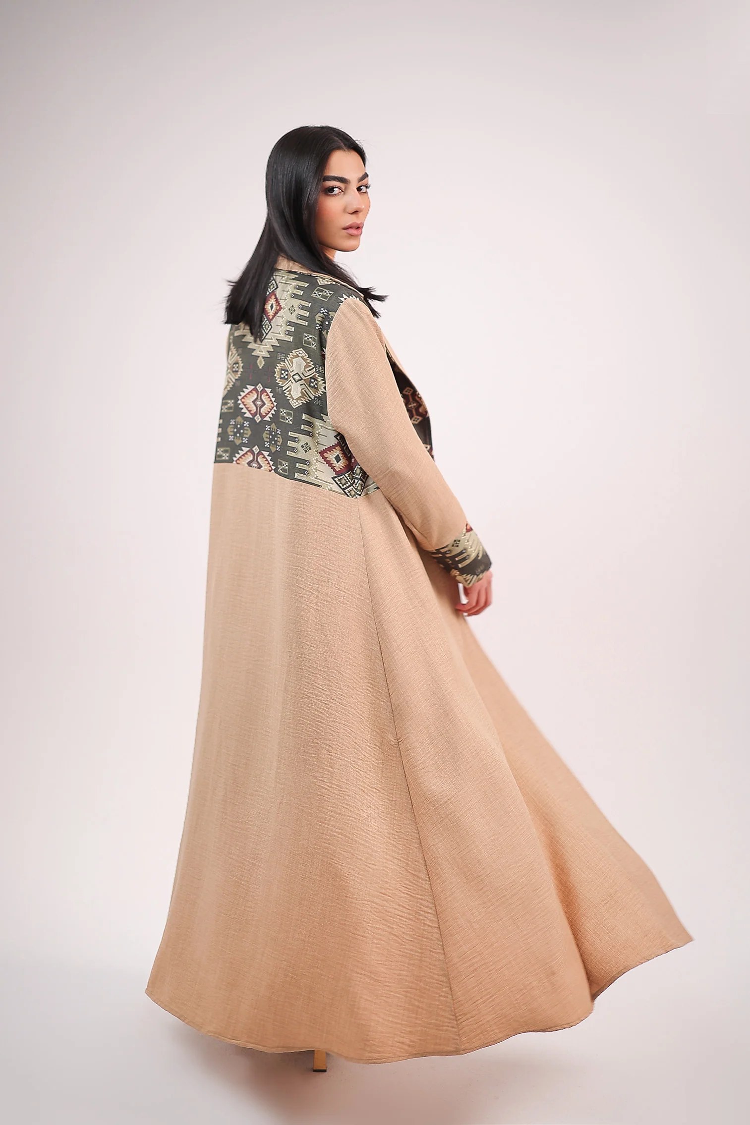 Printed Abaya