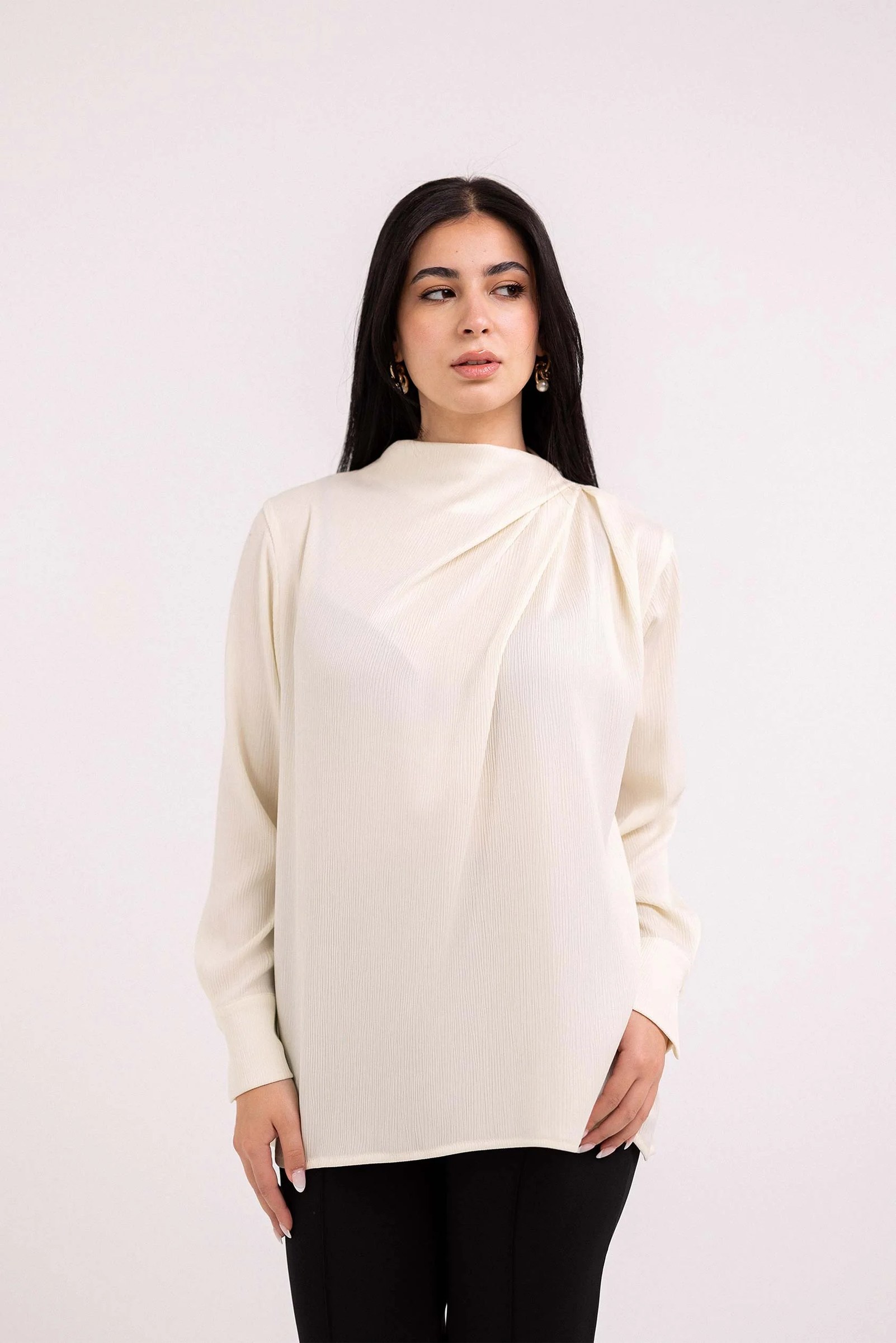 Pleated Blouse