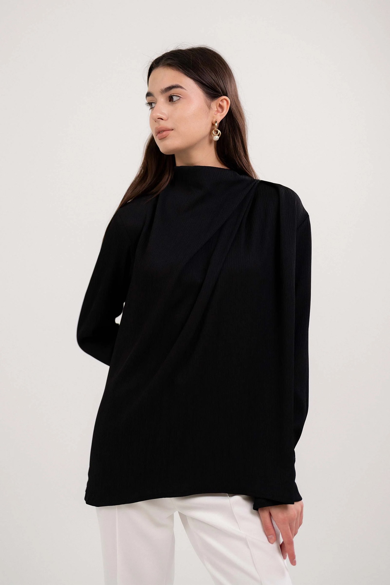 Pleated Blouse