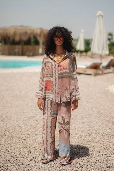 Summery patterned Pants