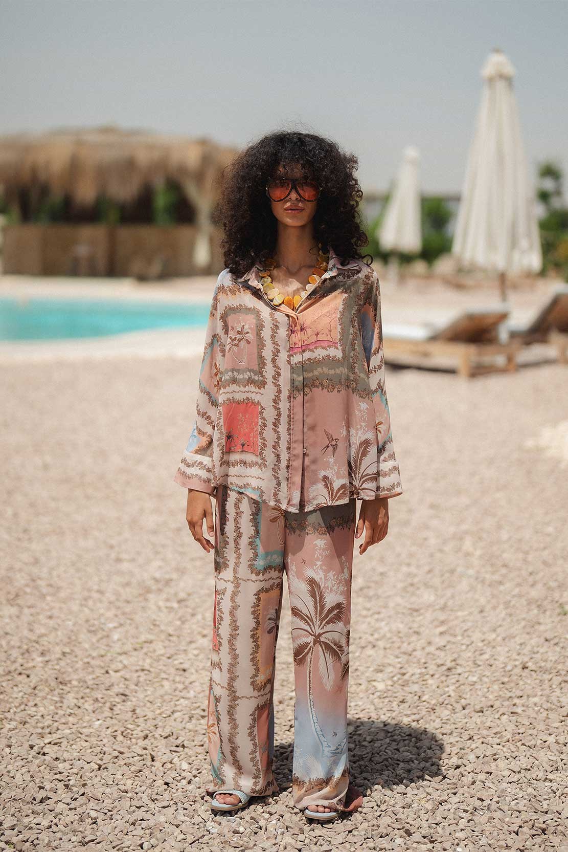 Summery patterned Pants