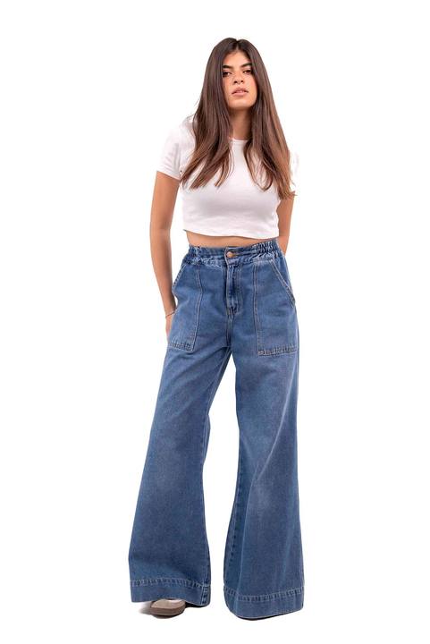 Flare Denim Pants