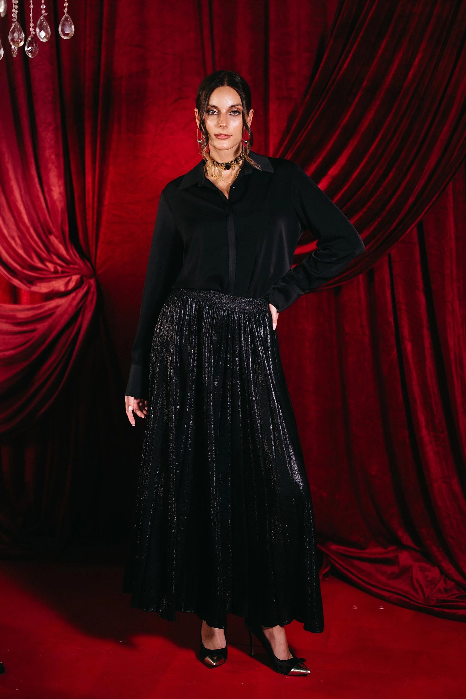 Pleated Skirt