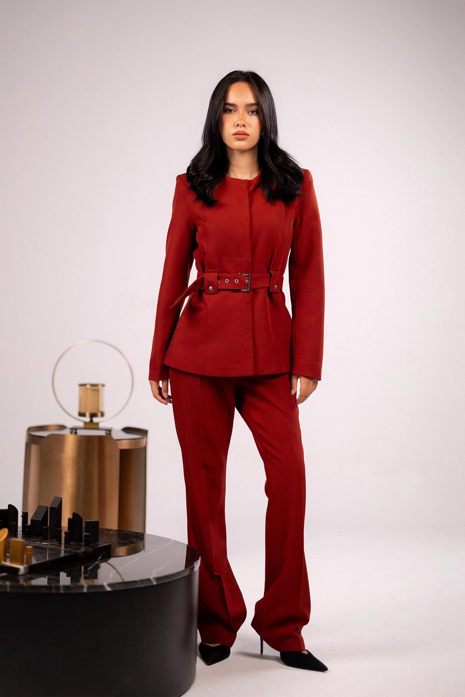 Deer pants suit
