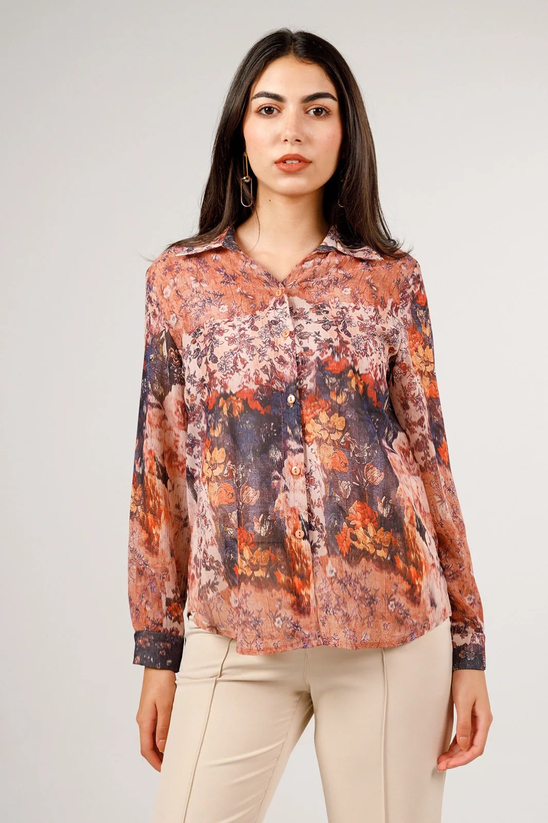 Patterned Blouse