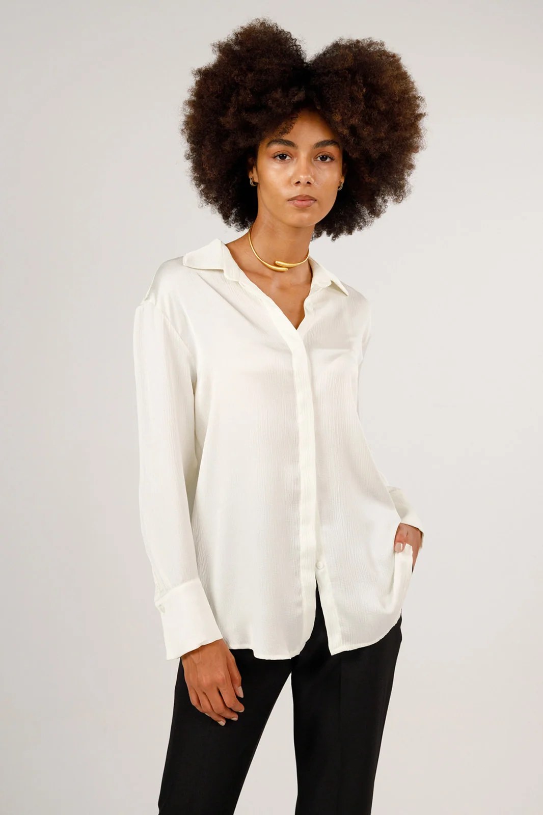 Satin blouse