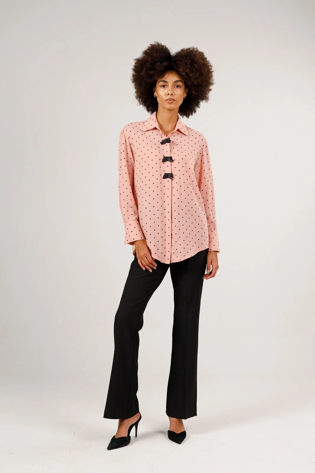Polka dots blouse