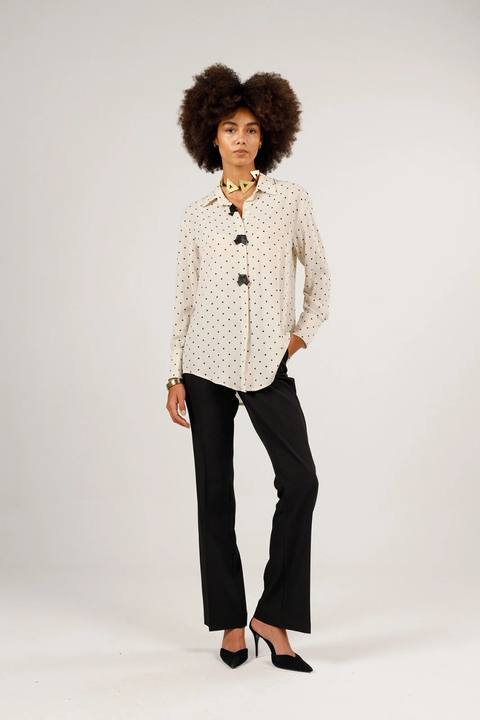 Polka dots blouse