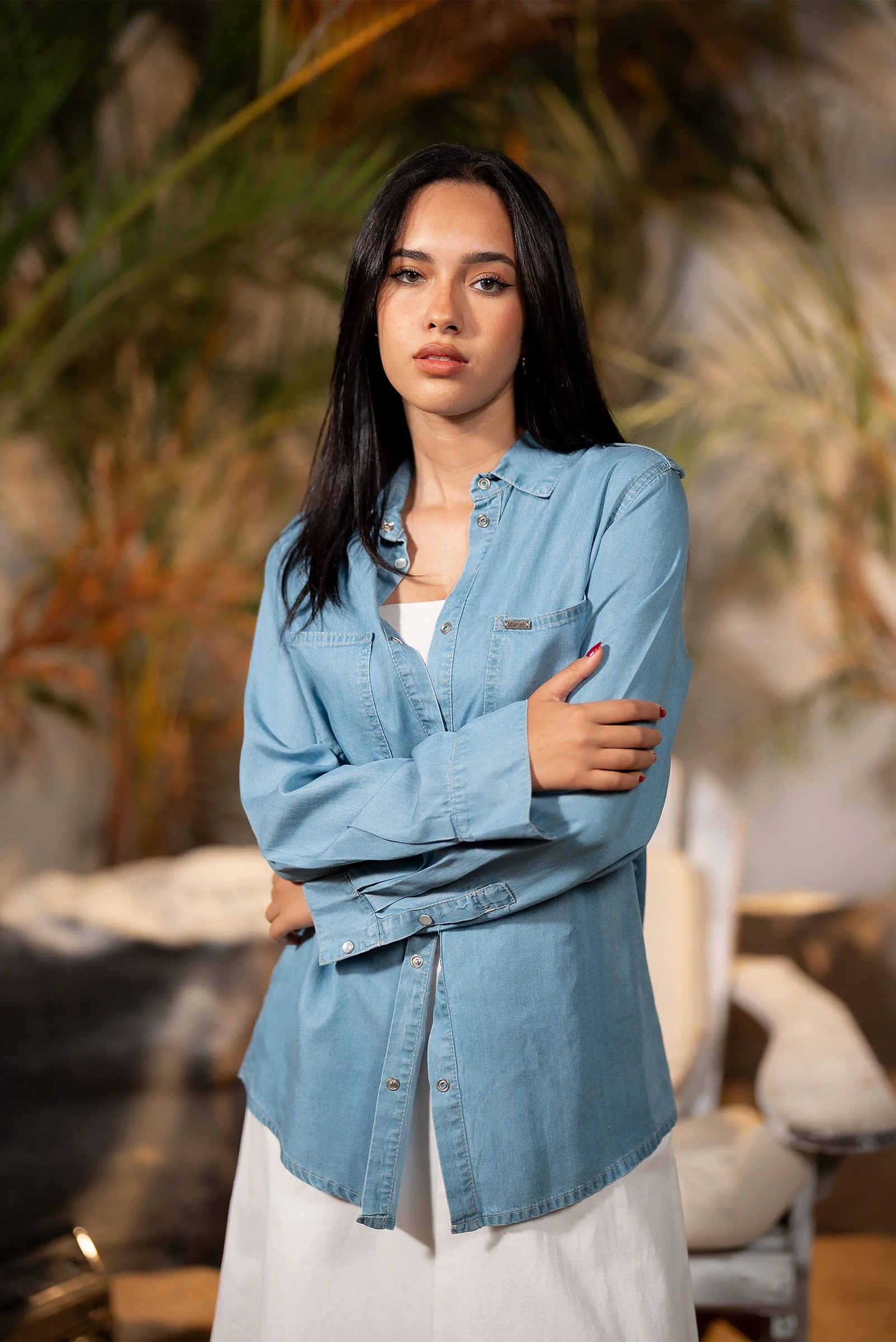 Denim shirt
