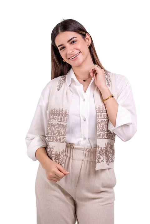 Embroidered Vest