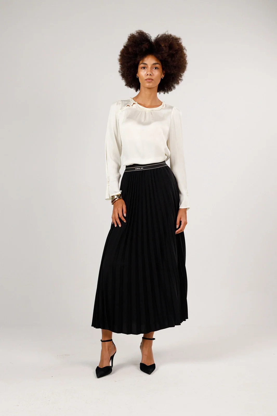 Plissé skirt