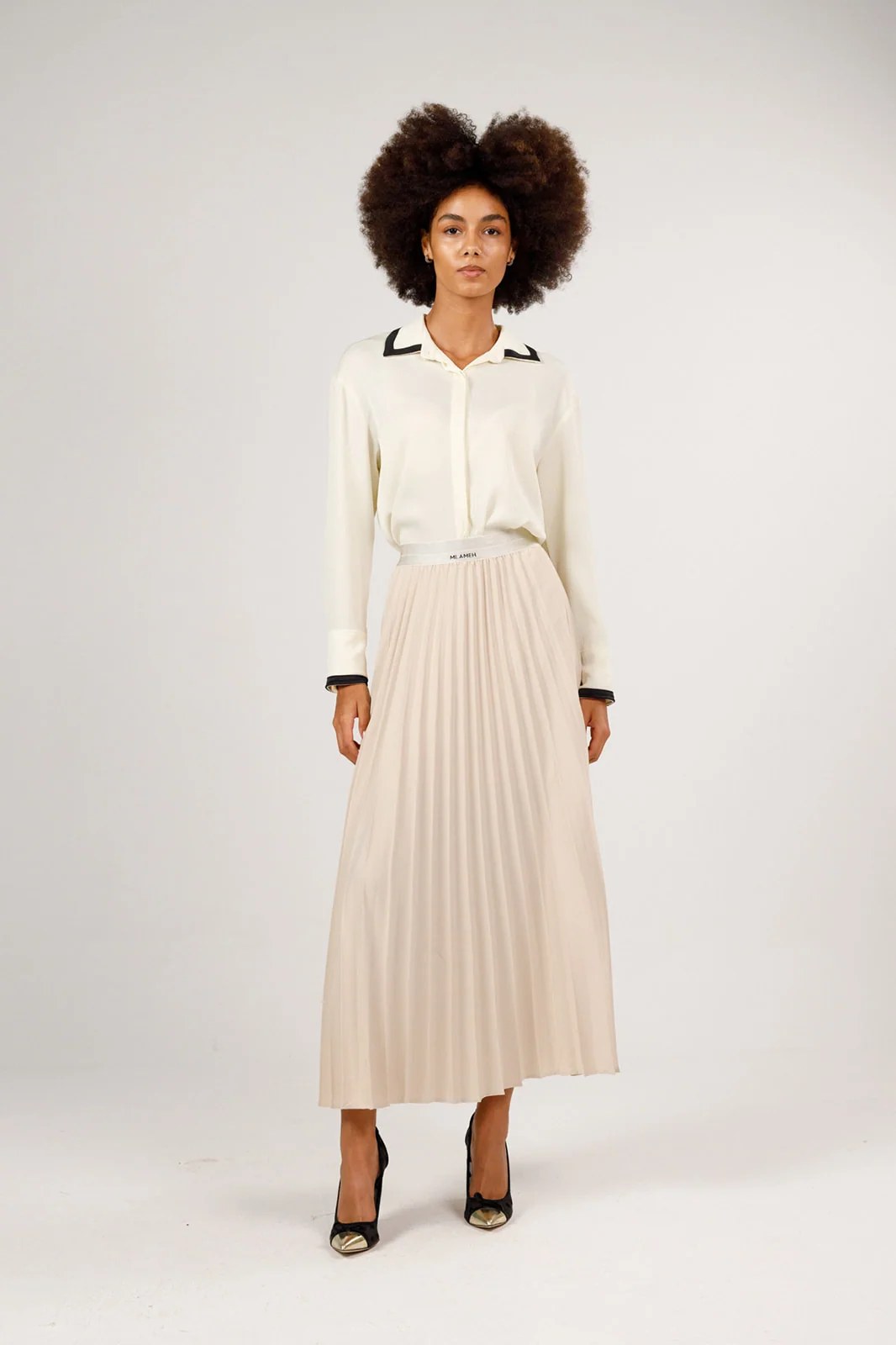 Plissé skirt
