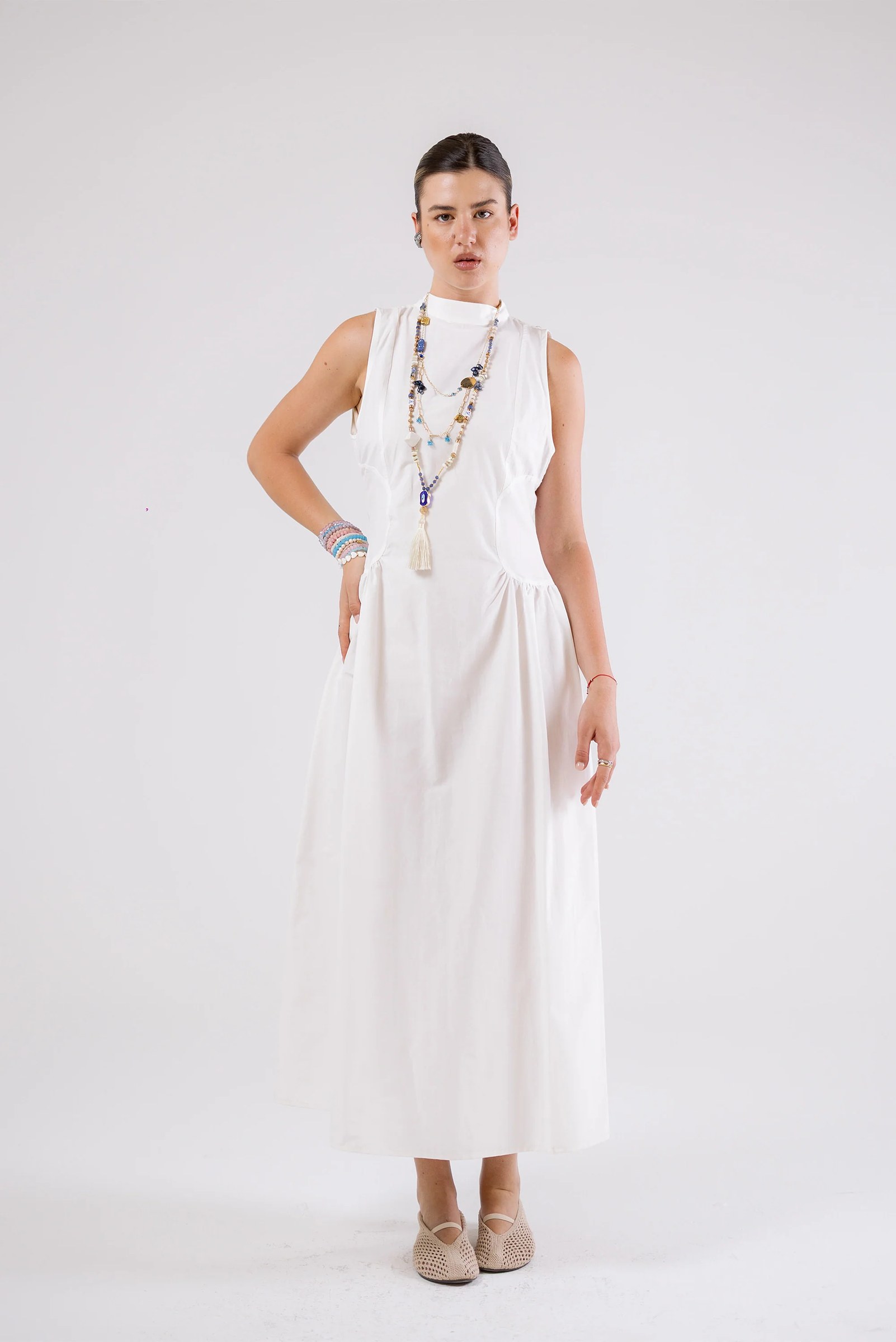 Sleeveless Midi Dress