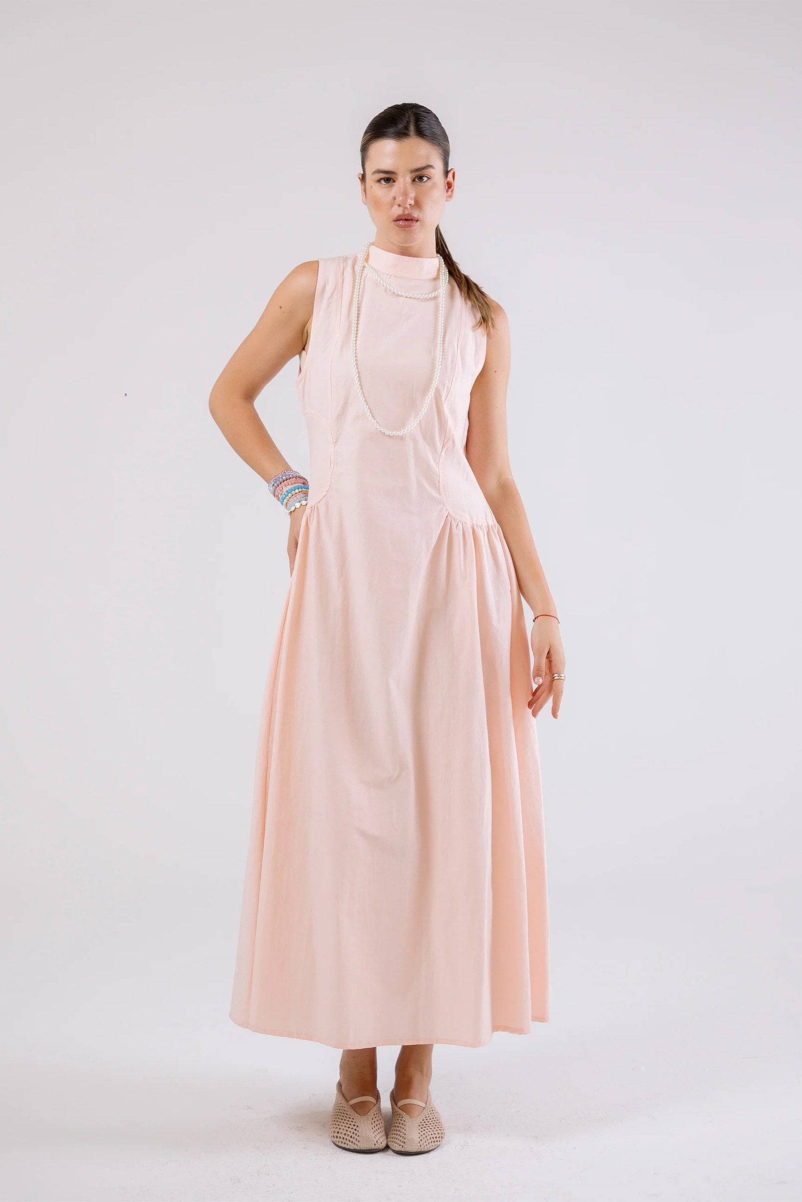 Sleeveless Midi Dress