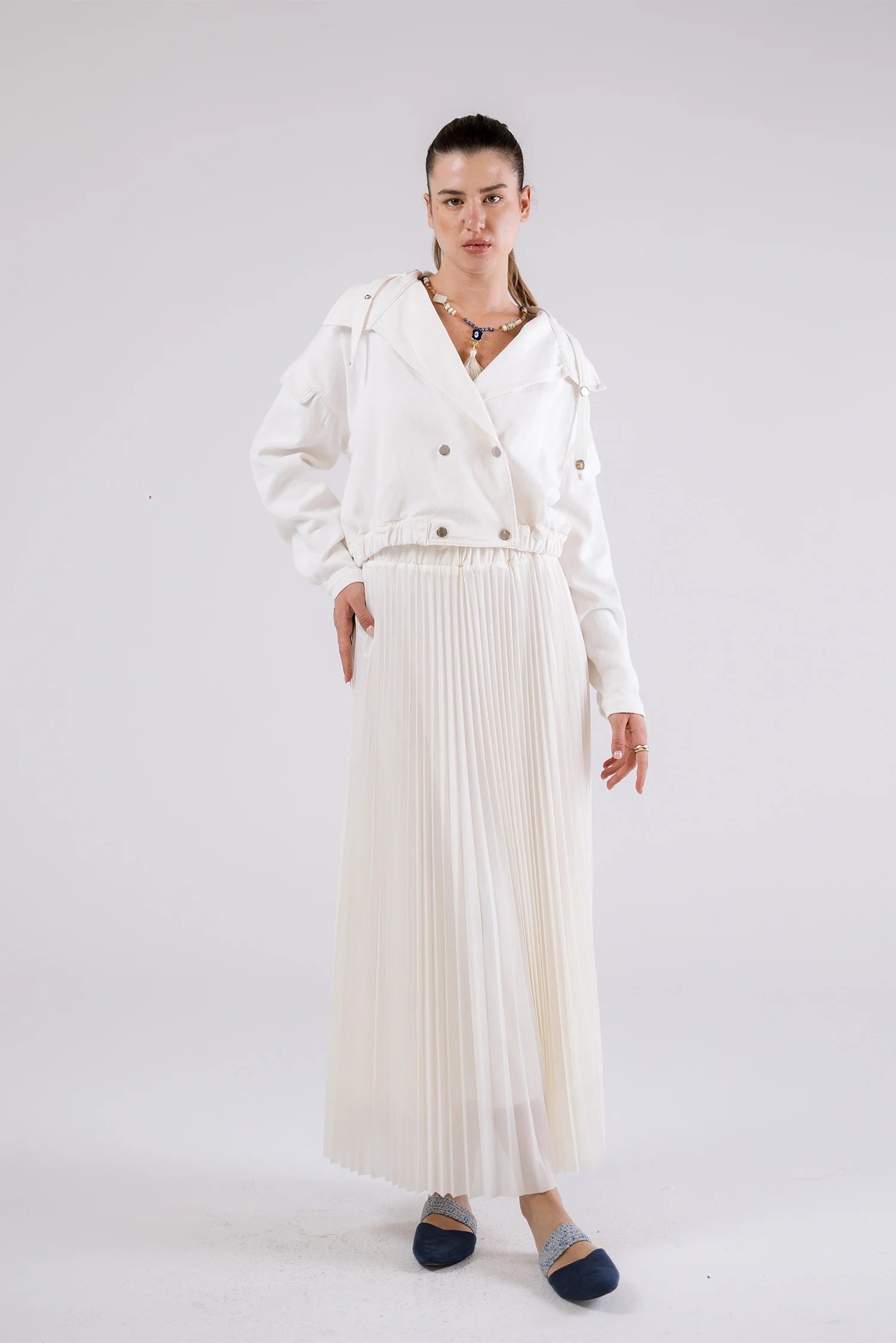 Soft Pleats Skirt