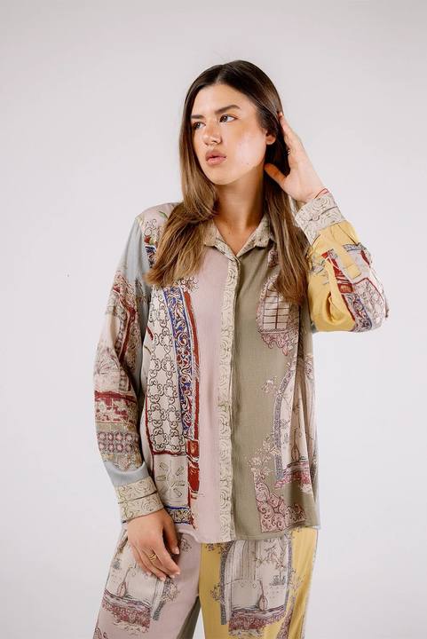 Architectural Print Shirt