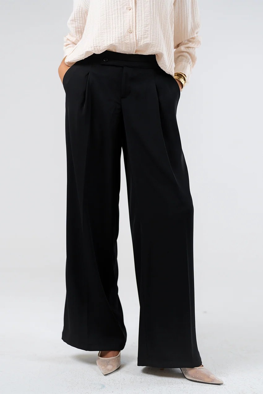 High-Waist Wide-Leg Pants