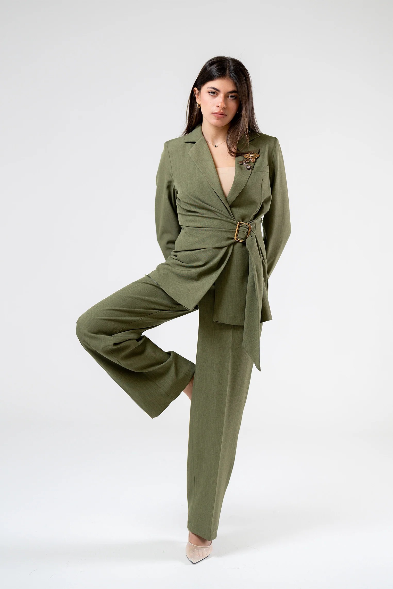 Straight-Leg Trousers