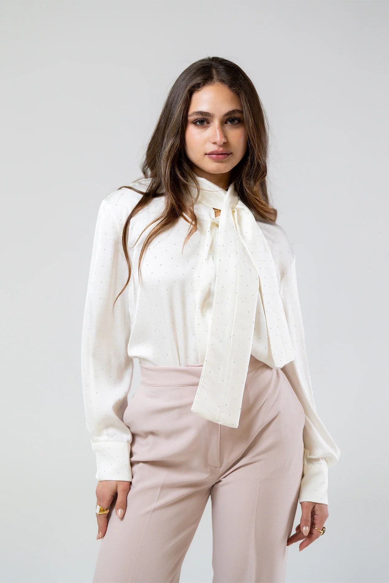 Tie-Neck Blouse