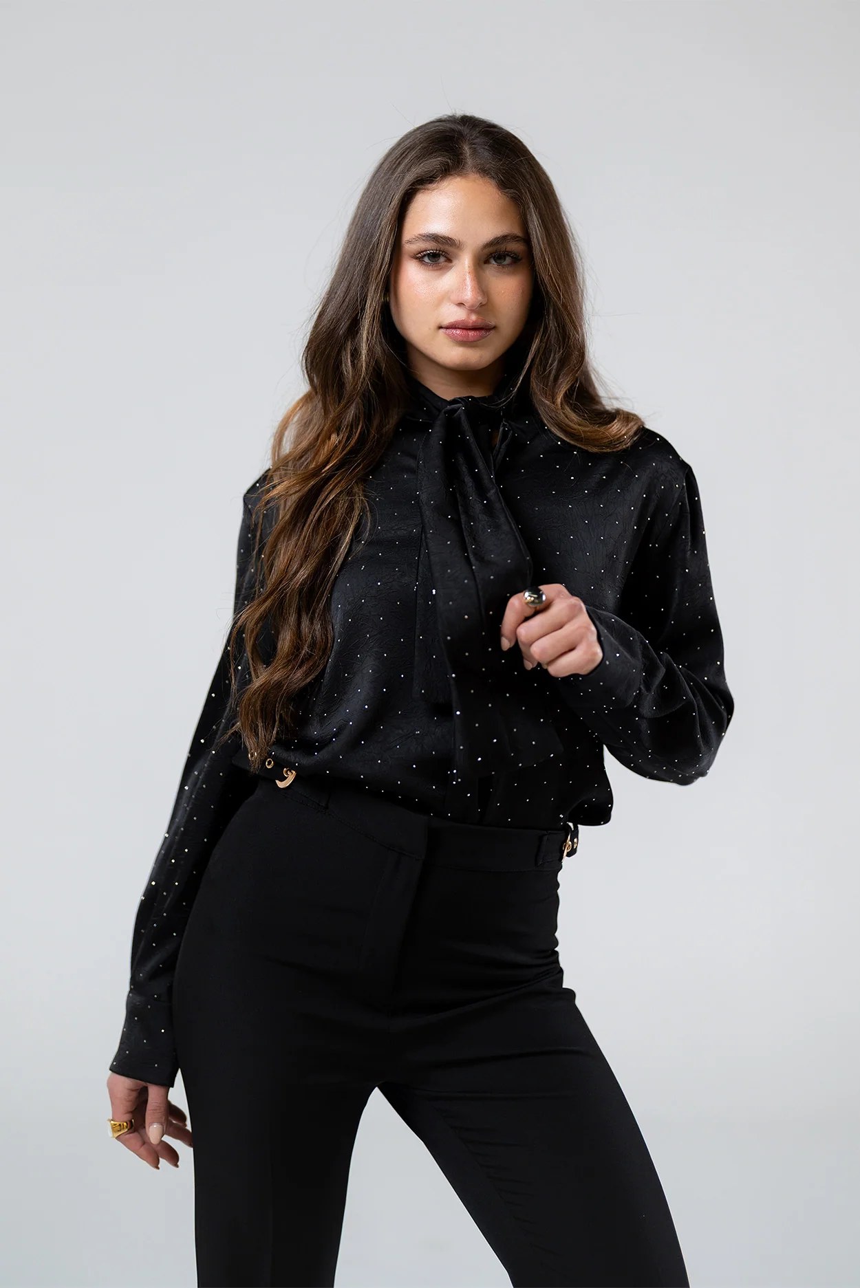 Tie-Neck Blouse