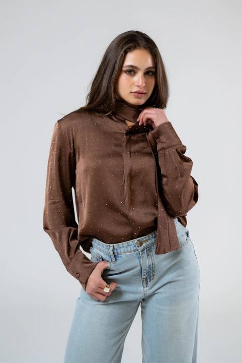 Tie-Neck Blouse
