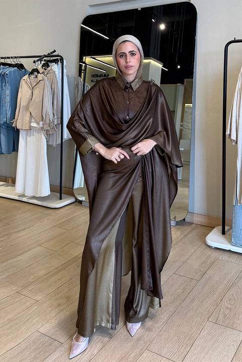 Elegant Gradient Long Shirt