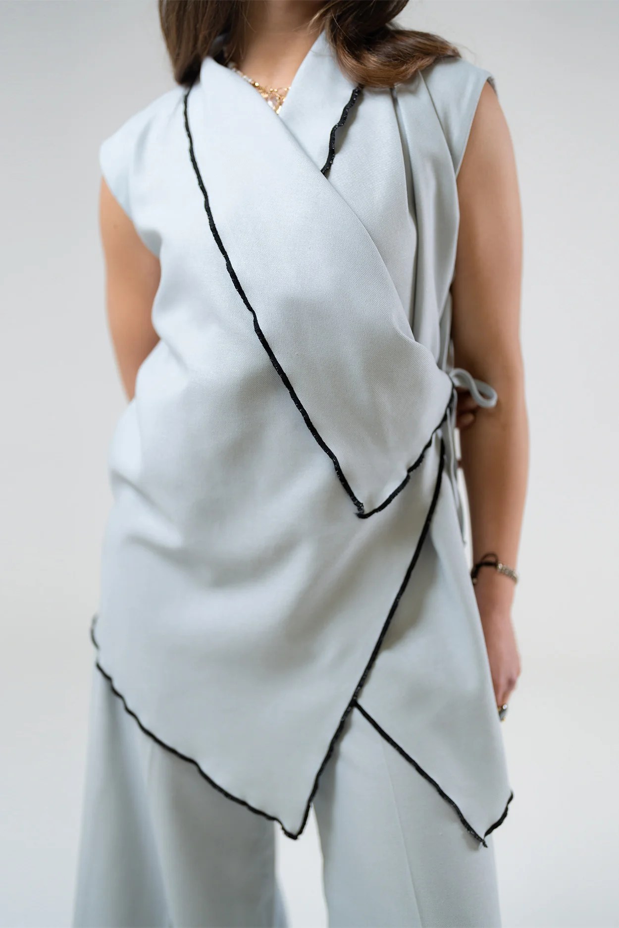 Asymmetric Wrap Top
